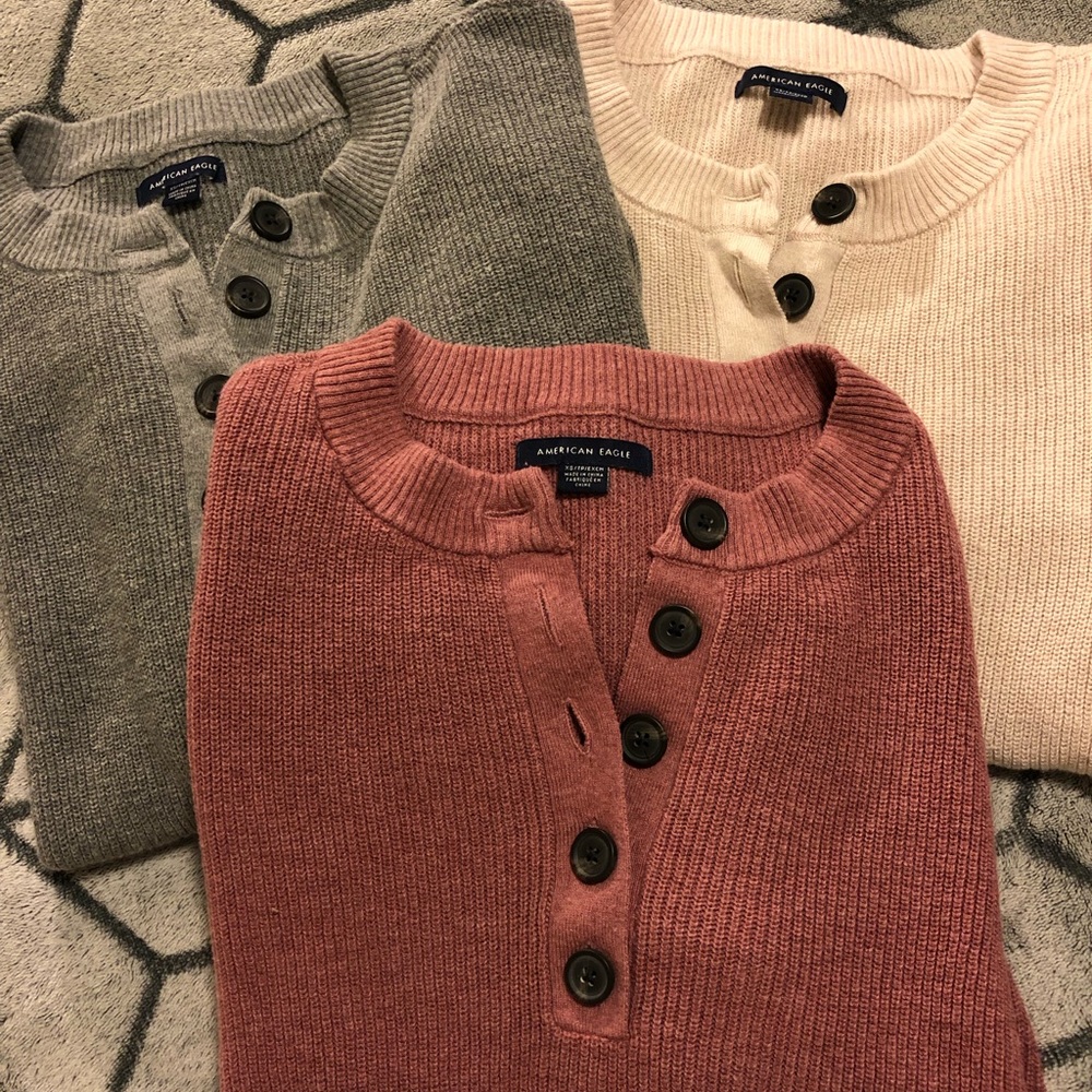 AMERICAN EAGLE jersey sweater bundle